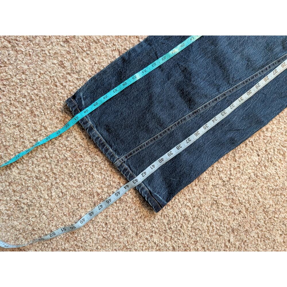 Habitual Women's Wide Leg Cargo Blue Denim Utility Pocket Jeans Size 12/31 - Picture 7 of 12